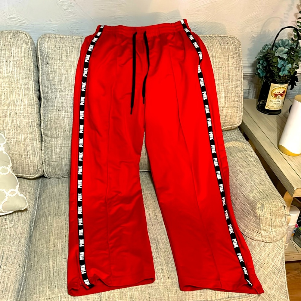 Victoria secret pink red joggers